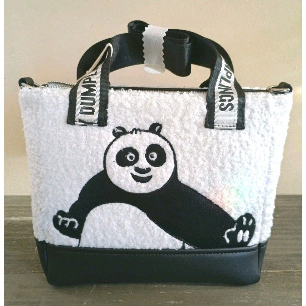 Loungefly DreamWorks Kung Fu Panda Plush Po Crossbody Bag Tote Sherpa New 2025